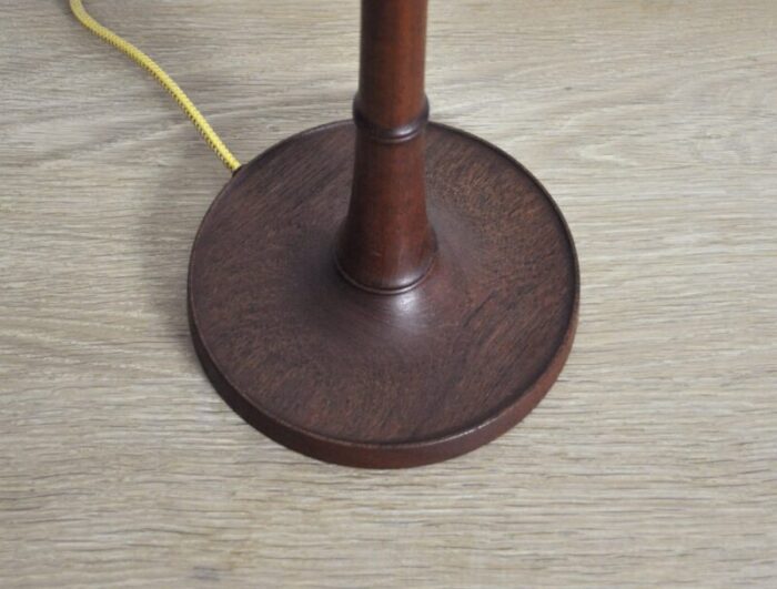 scandinavian modern teak table lamp by le klint 1950s 9