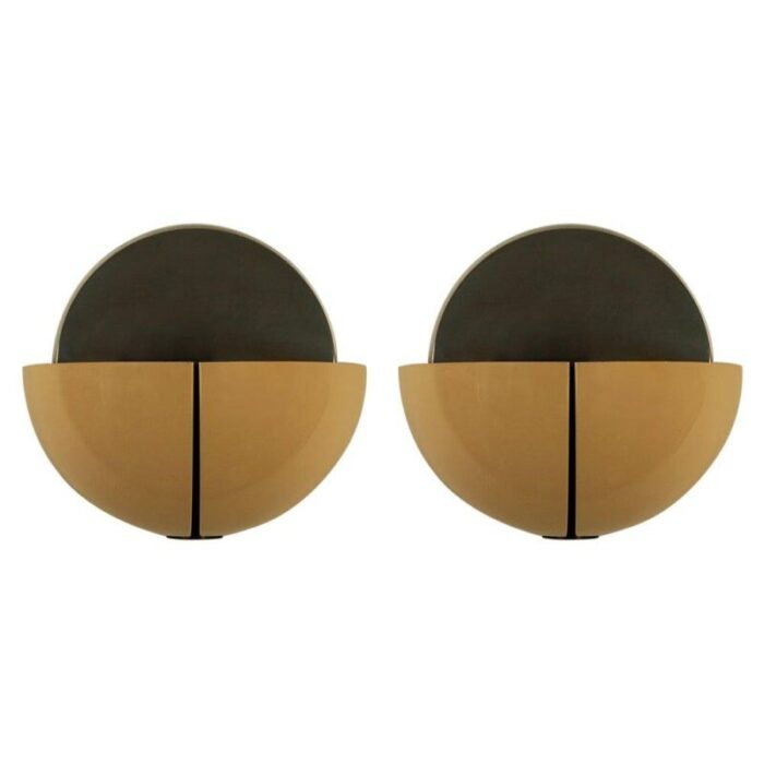 sconces by corrado and luigi aroldi for stilnovo 1973 set of 2 1