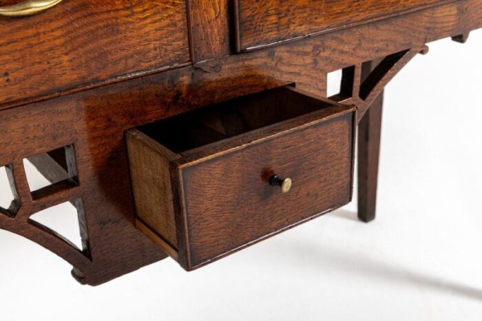 small 18th century english oak dresser base 8634