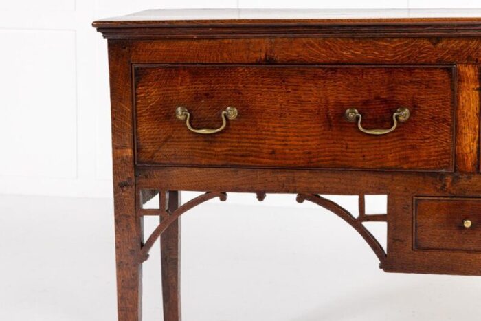 small 18th century english oak dresser base 8941