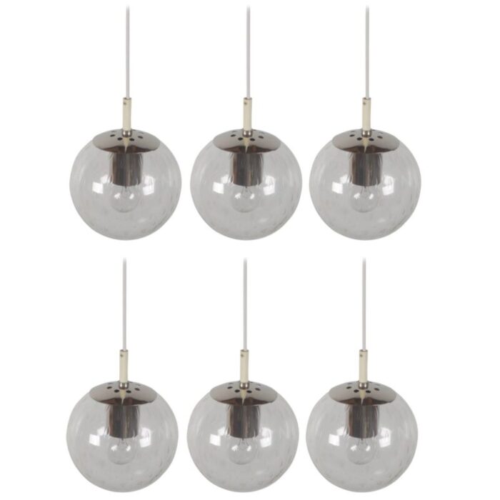 small light drops globe pendant lamp from raak amsterdam 1960s 1