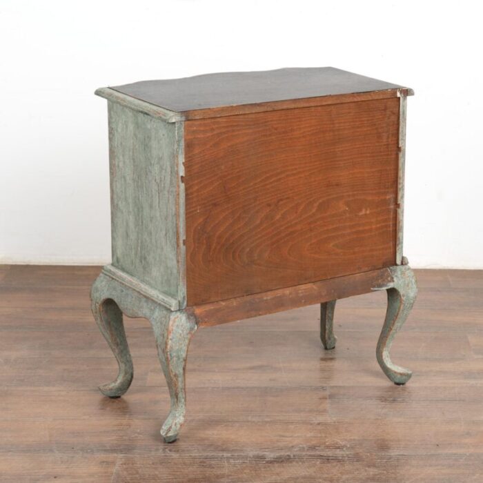 small oak painted rococo chest of three drawers denmark circa 1800 8057