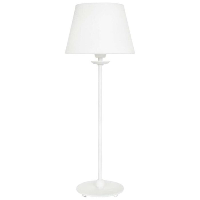 small white uno table lamp from konsthantverk 6