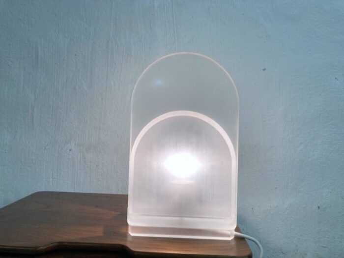 space age acrylic table lamp 1970s 3