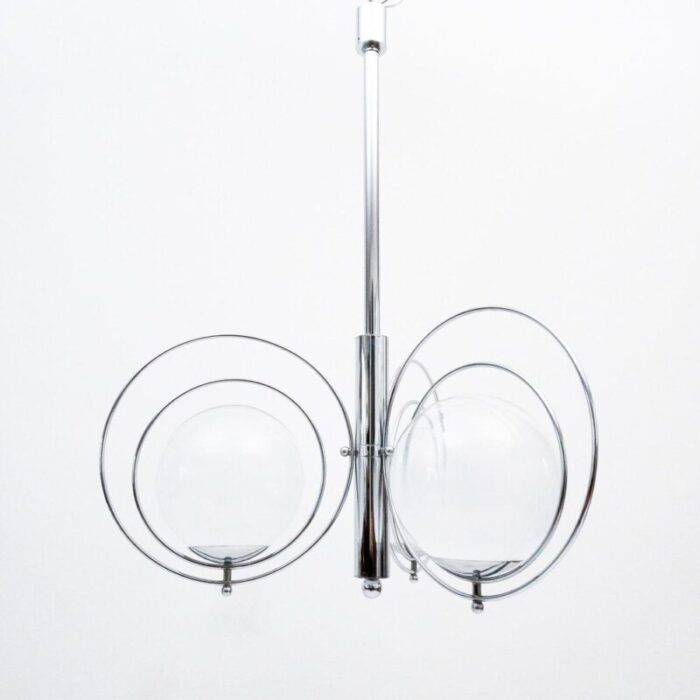 space age suspension lamp in the style of goffredo reggiani 1