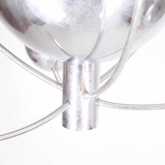 sputnik chandelier in chromed metal by goffredo reggiani 1970s 7