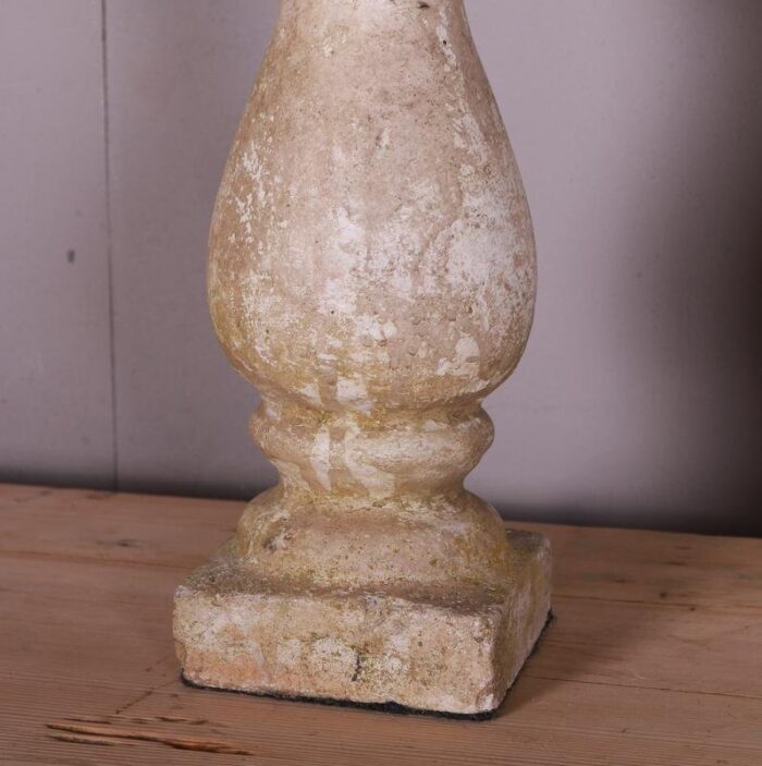 stone balustrade table lamps set of 2 4