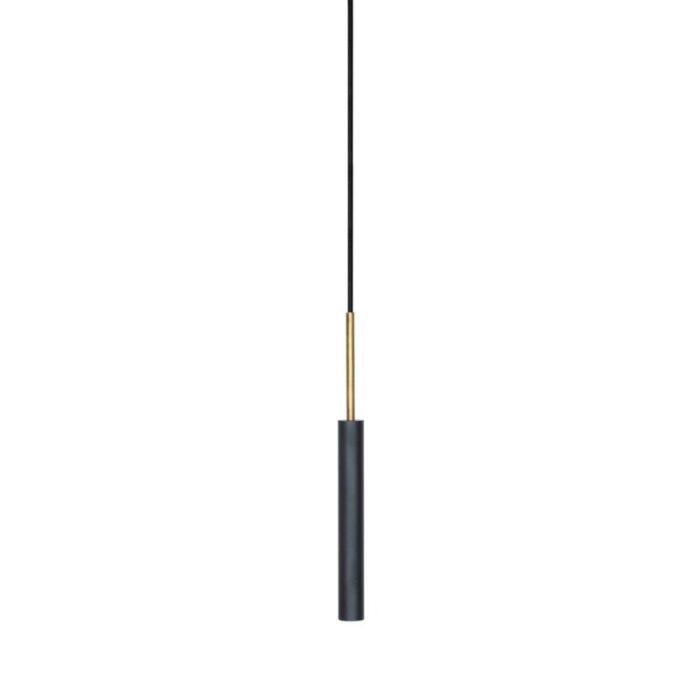 stop black raw brass celing lamp by johan carpner for crafts 5