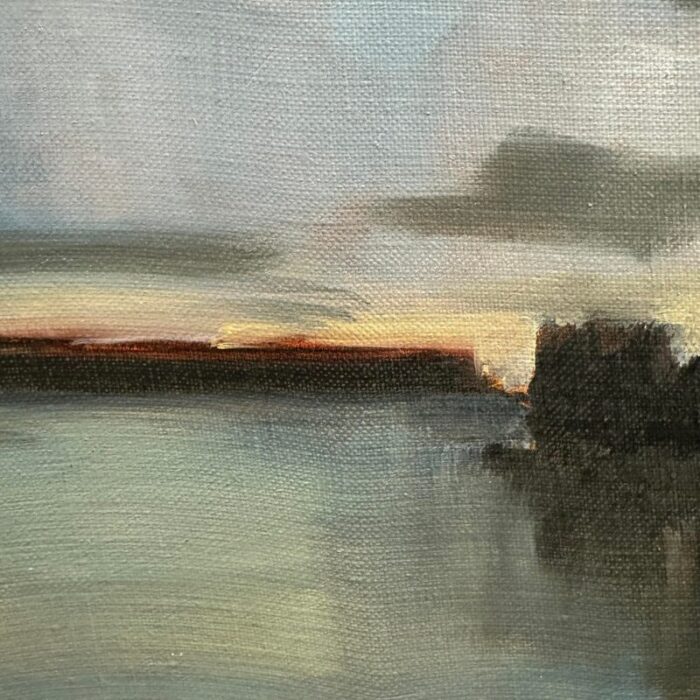 sunset landscape painting by mira modly 1399