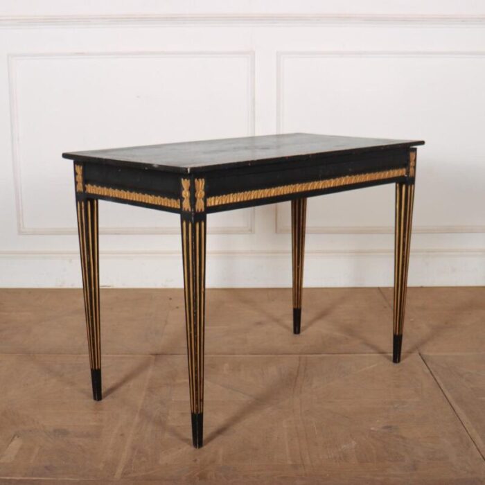 swedish painted writing table 0314