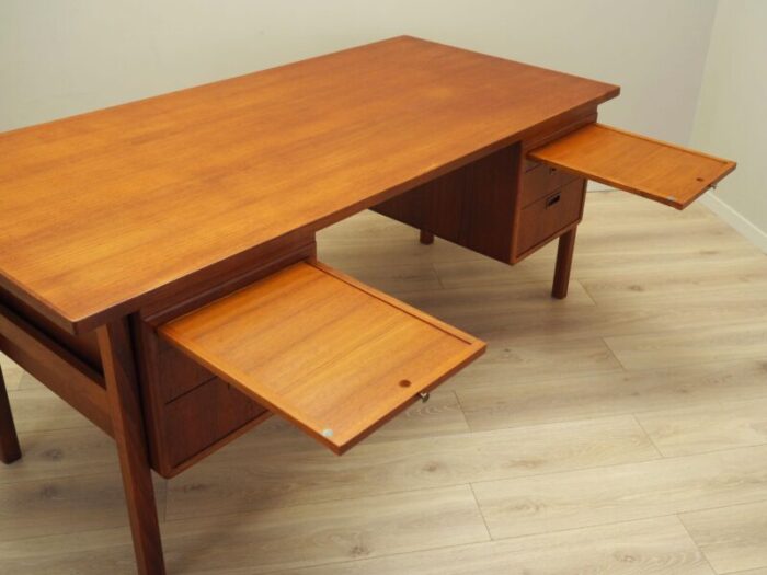 swedish teak desk from atvidaberg 1970s 4458