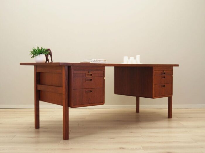 swedish teak desk from atvidaberg 1970s 6734