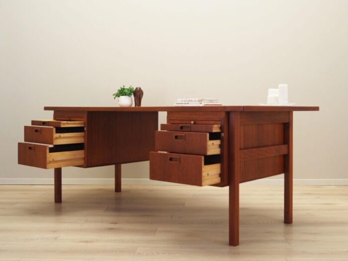 swedish teak desk from atvidaberg 1970s 6883