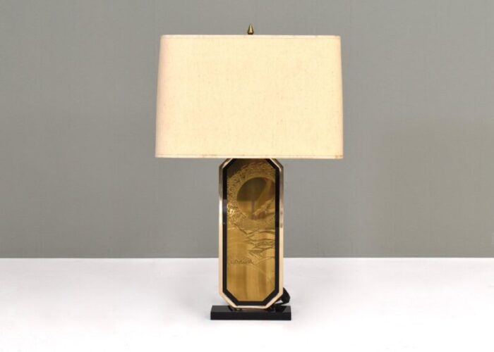 table lamp by georges mathias for maho belgium 1970 2