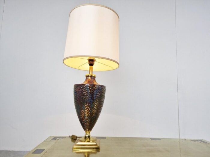 table lamp by maison le dauphin 1970s 4