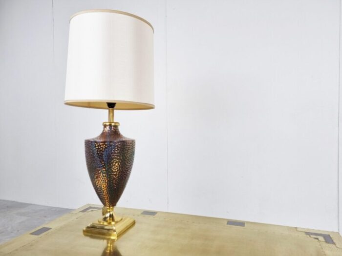 table lamp by maison le dauphin 1970s 8