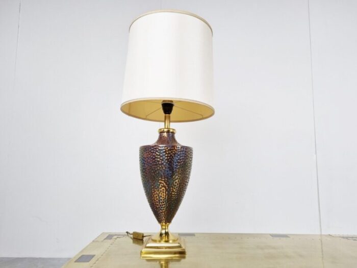 table lamp by maison le dauphin 1970s 9