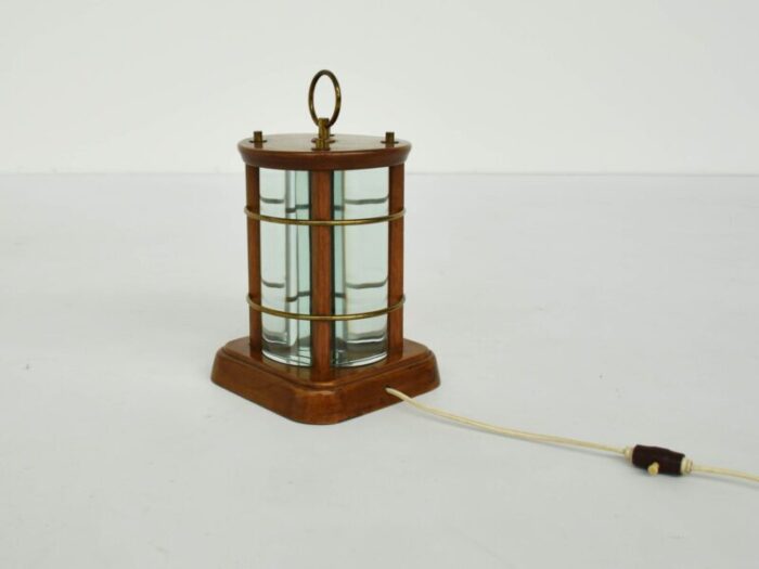 table lantern with curved thick glass by pietro chiesa for fontana arte italy 1930 1