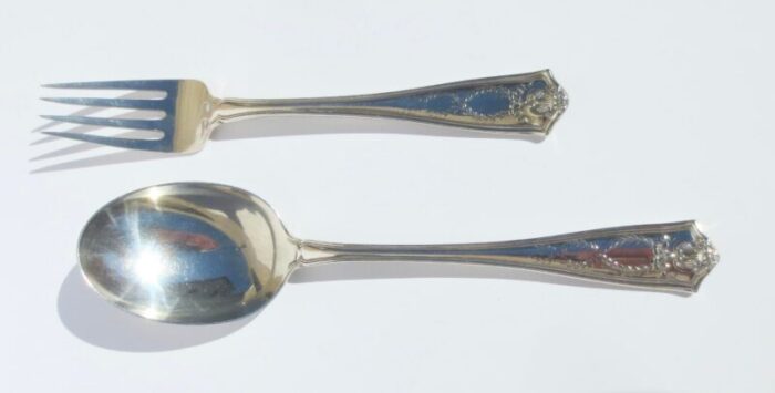 tiffany and co serving set circa 1909 a set of 2 1308