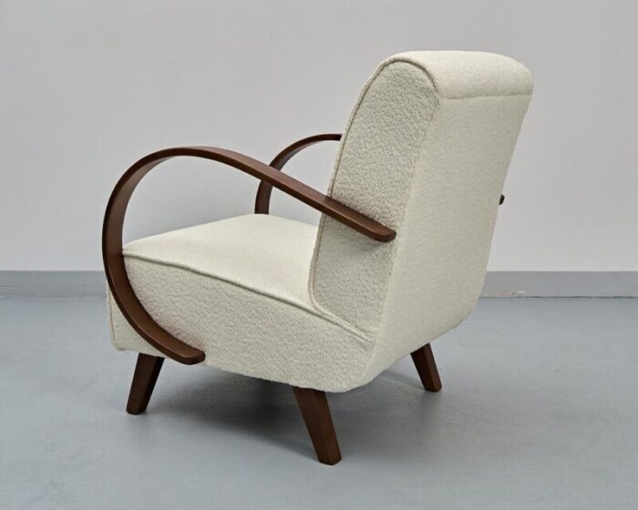 type c loop armchairs attributed to jindrich halabala 1930s set of 2 4519