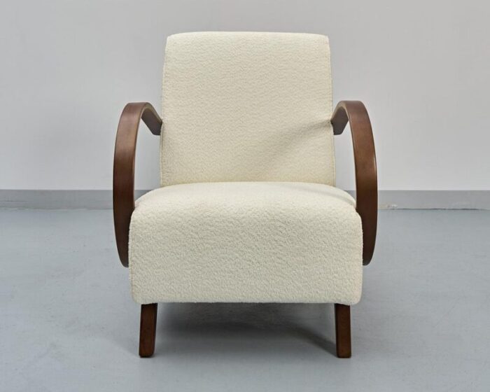 type c loop armchairs attributed to jindrich halabala 1930s set of 2 6198