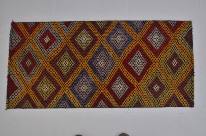 vintage anatolian kilim rug 1960s 0678