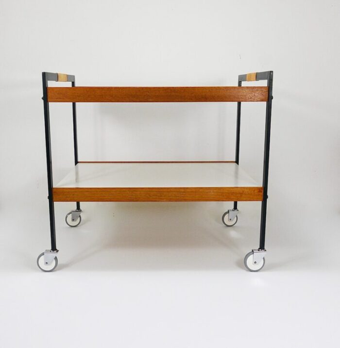 vintage austrian bar cart drinks trolley by carl aubock 1960s 9723