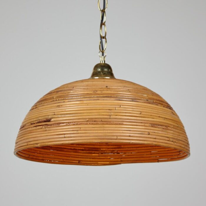 vintage bamboo pendant lamp 2