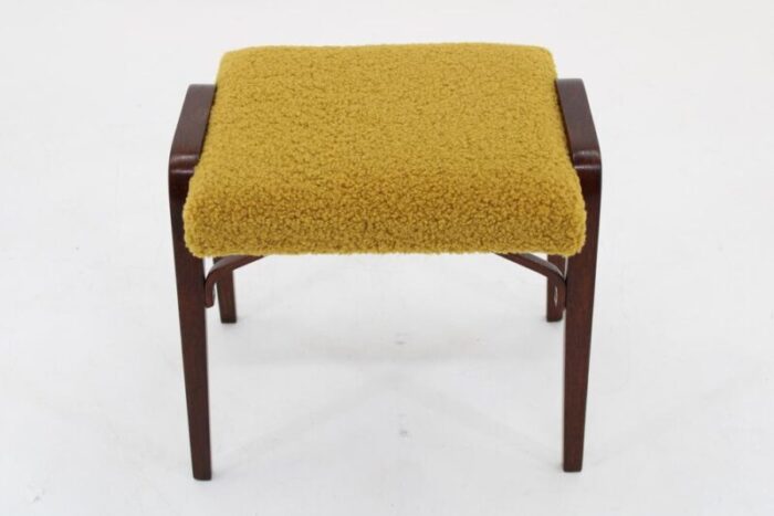 vintage beech stool 1960s 5604