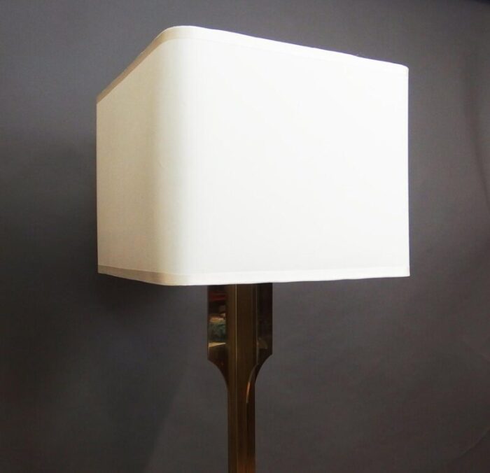 vintage brass floor lamp 1970 5940