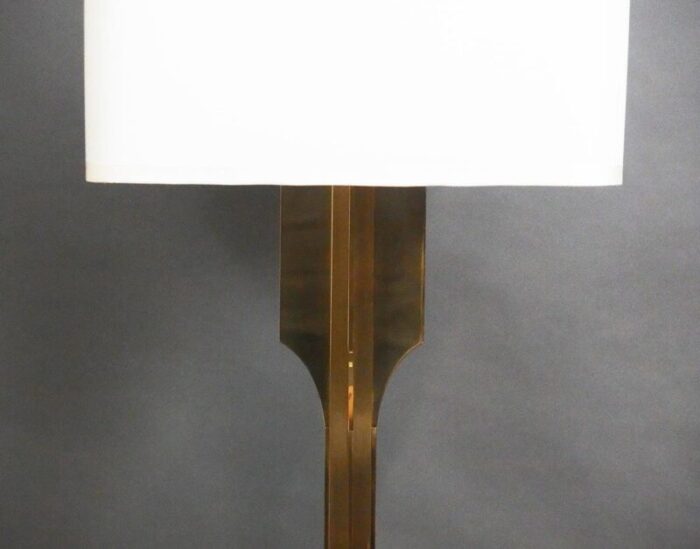 vintage brass floor lamp 1970 6821