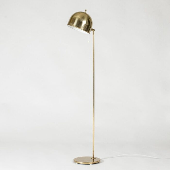 vintage brass floor lamp from bergboms 1960s 9546