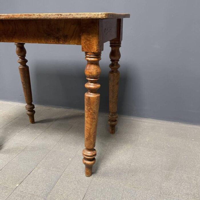 vintage brown painted table 4362