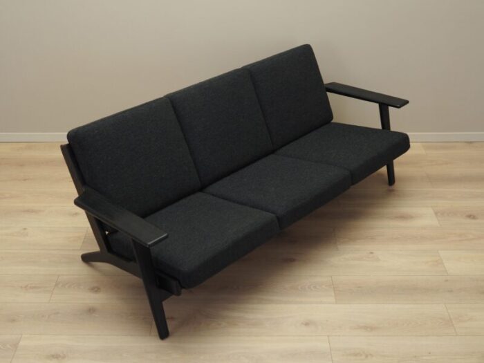 vintage danish oak sofa by hans j wegner for getama 1960s 0898