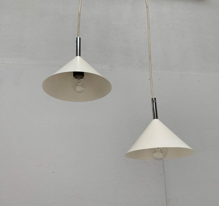 vintage danish pendant lamps set of 2 1