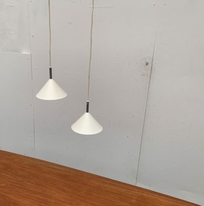 vintage danish pendant lamps set of 2 38