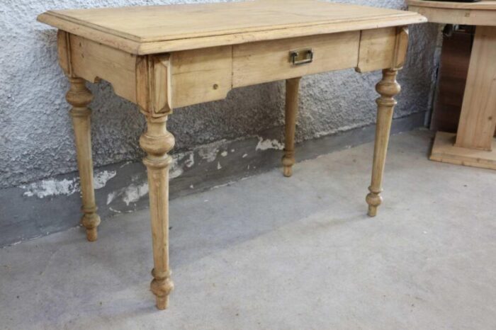 vintage farm table in spruce 1989