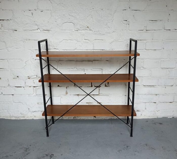 vintage freestanding shelf 1960s 2744