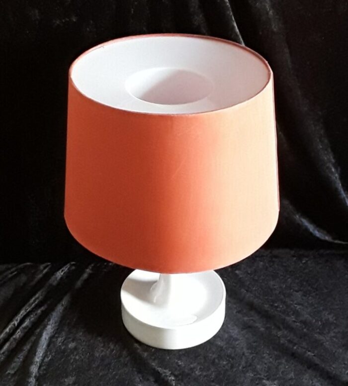 vintage glazed white porcelain table lamp from rosenthal 1970s 2