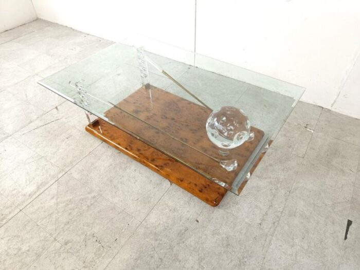 vintage golf themed coffee table 1970s 0625