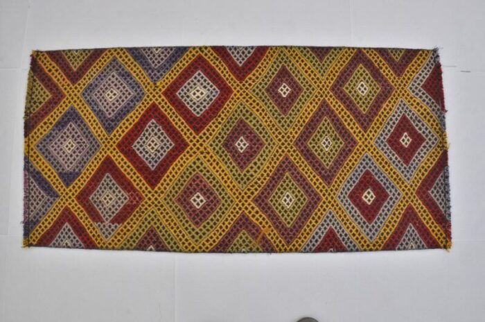 vintage handwoven kilim rug 1960s 2917