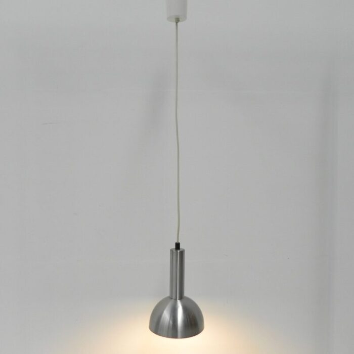 vintage hanging lamp with aluminum shade 10