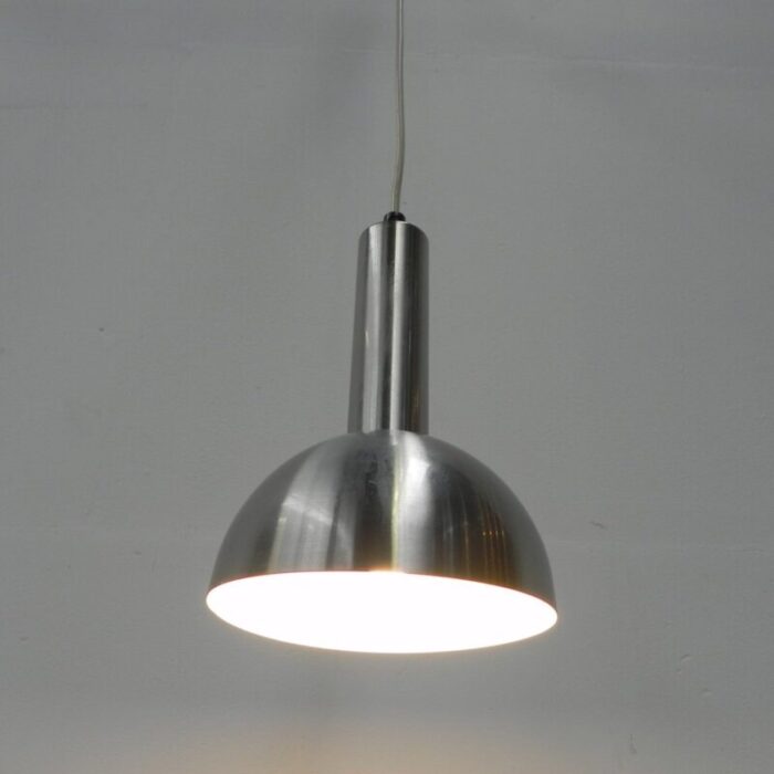 vintage hanging lamp with aluminum shade 14