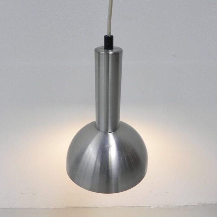 vintage hanging lamp with aluminum shade 9