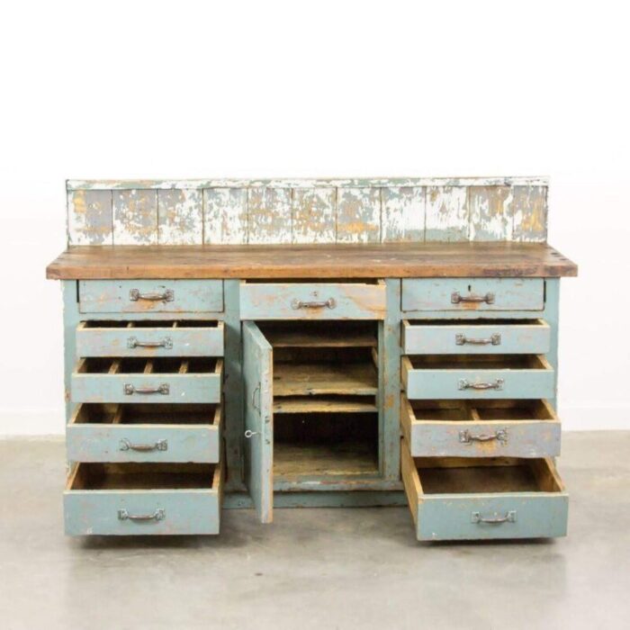 vintage industrial work counter 5208