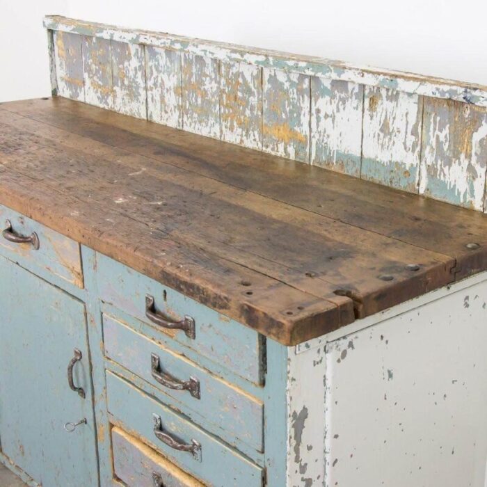 vintage industrial work counter 9535