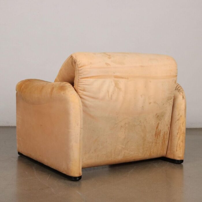 vintage maralunga armchair by vico magistretti for cassina 1980s 7327