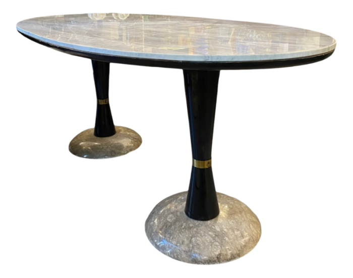 vintage marble dining table 9643