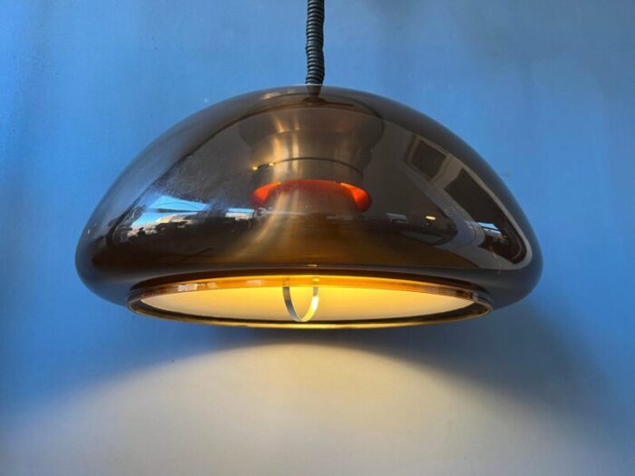 vintage mid century space age herda pendant lamp 1970s 6