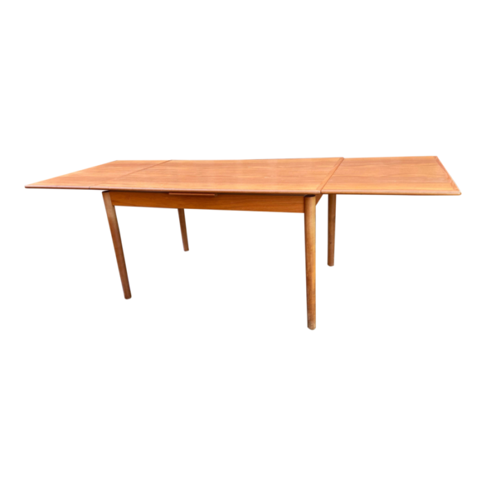 vintage modern ansager mobler teak danish extendable table 1399